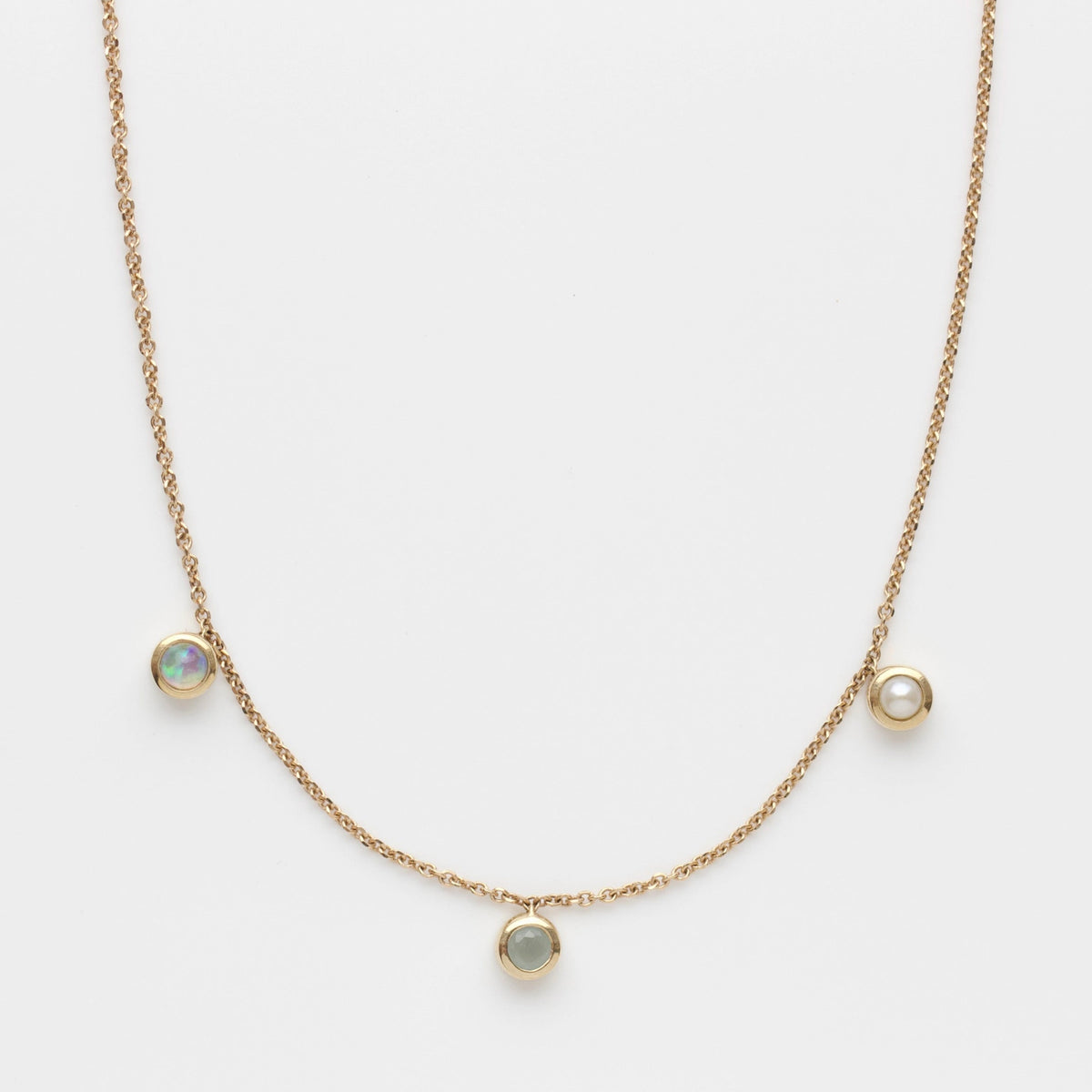 Custom Made Birthstone Necklace