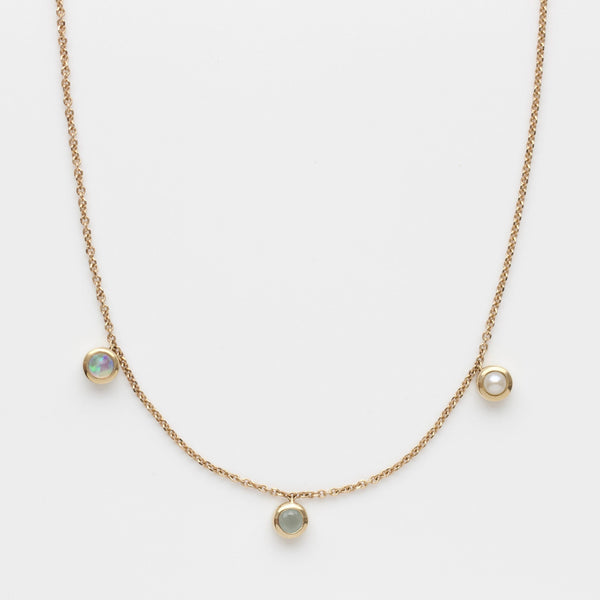 Custom Made Birthstone Necklace