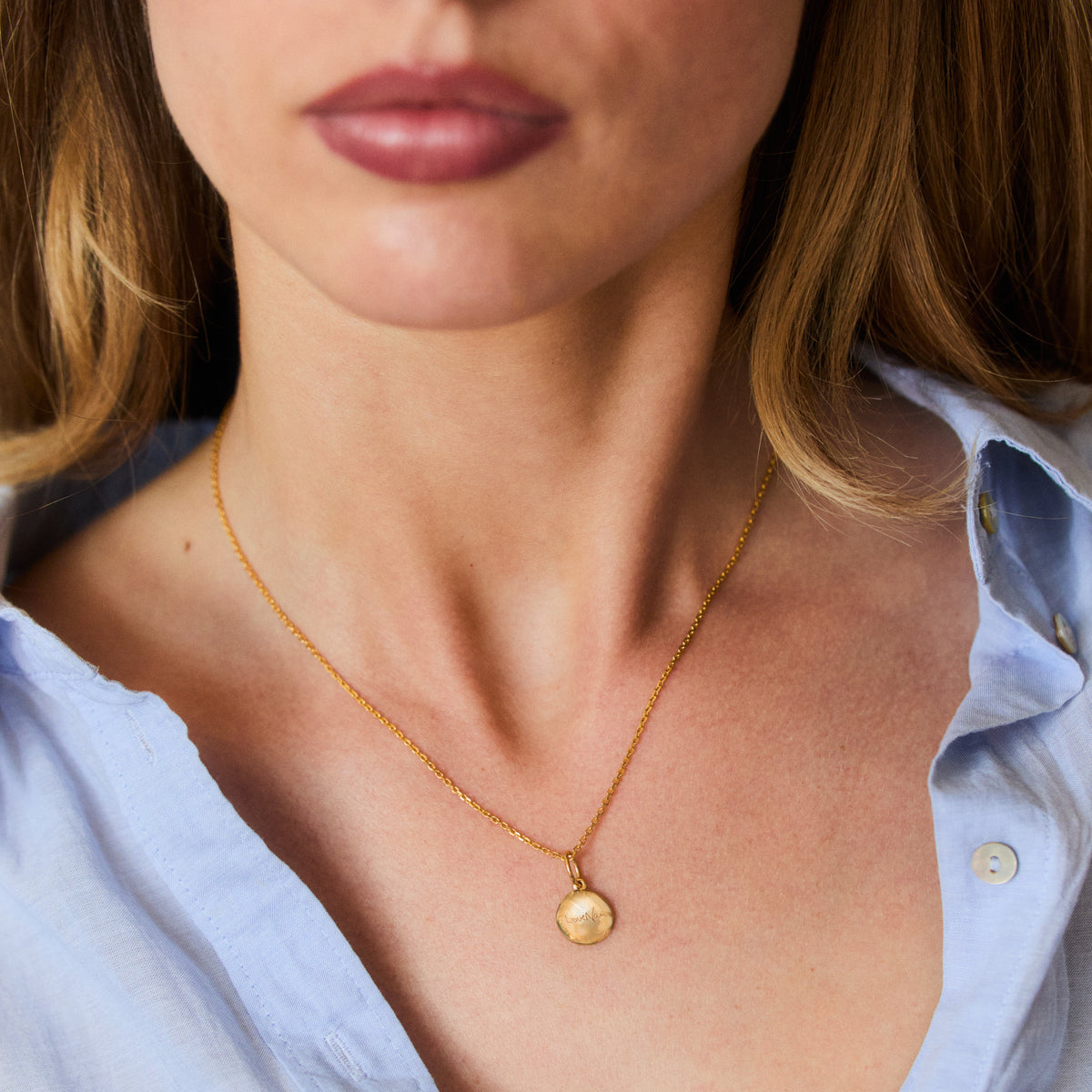Custom Made Fingerprint Pendant Necklace