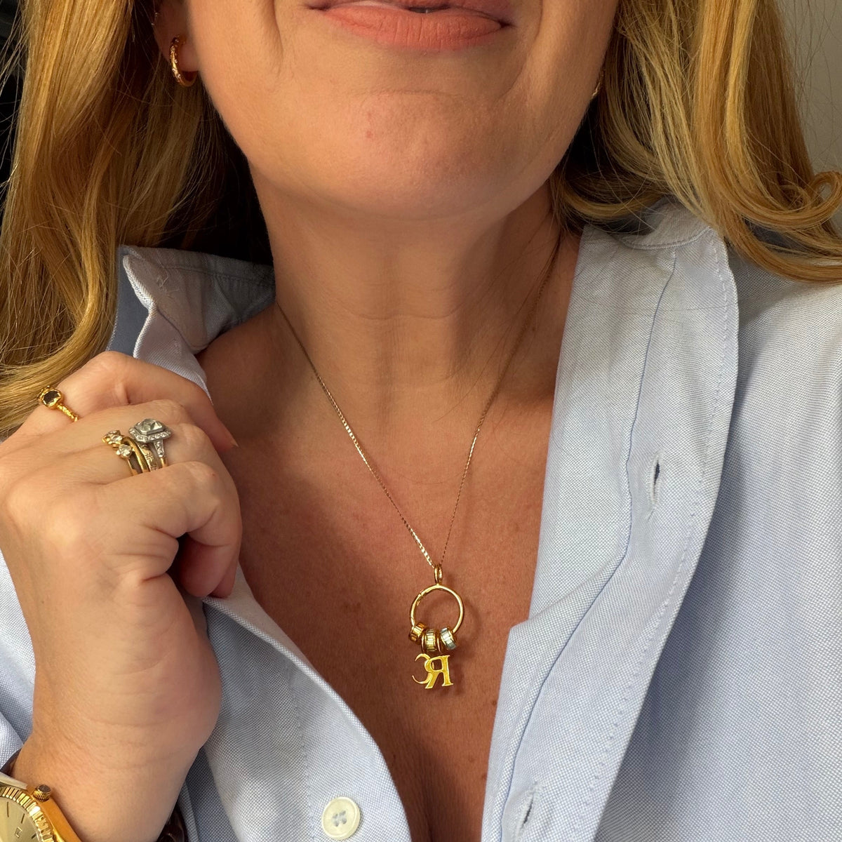 Birthstone Stacker Charm