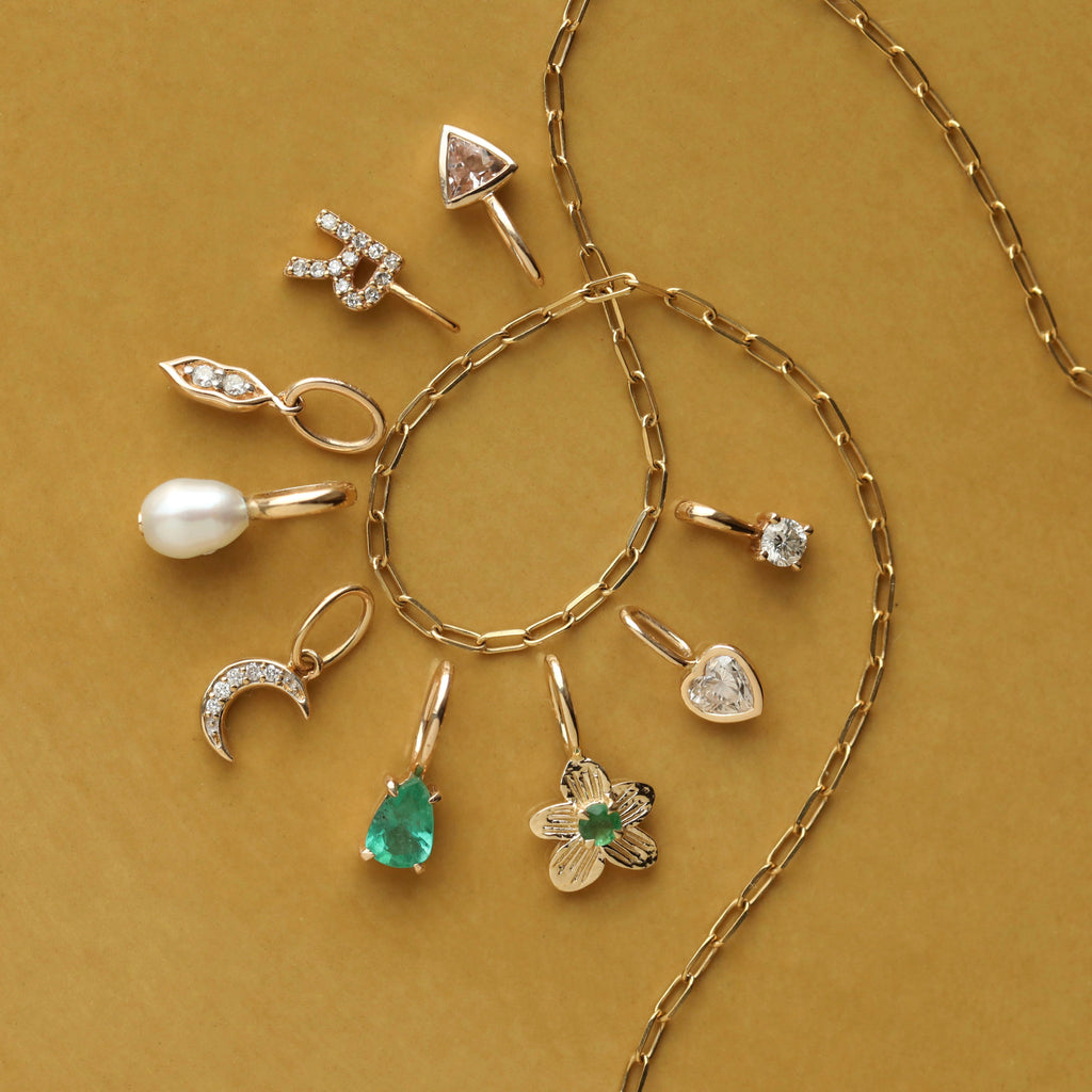 Treasured Birthstone Flower Charm