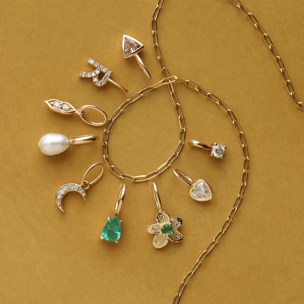 Treasured Birthstone Flower Charm