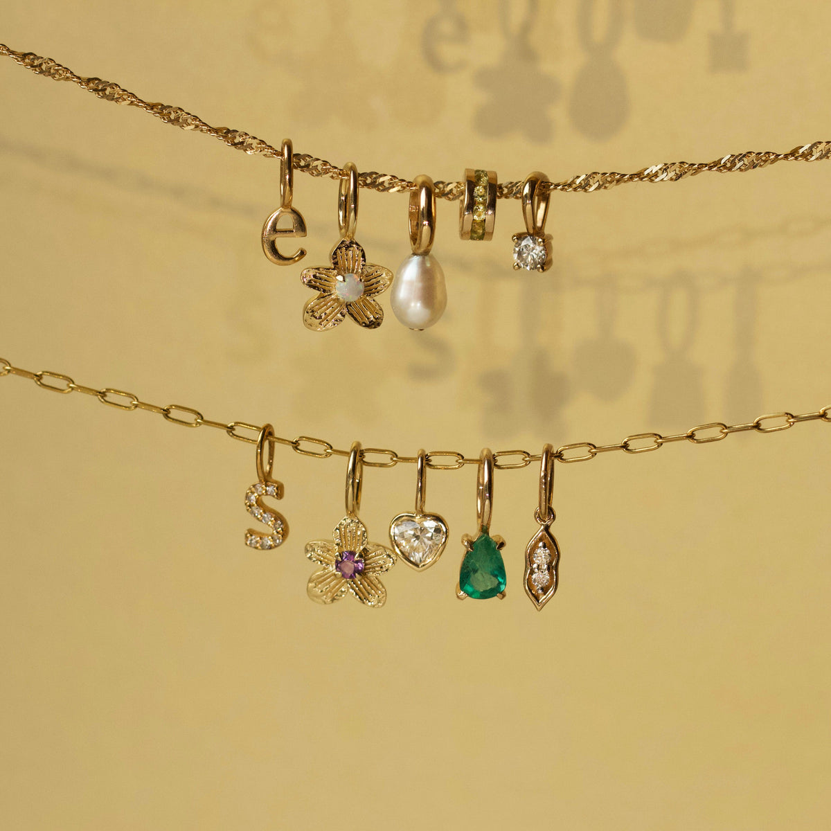 Treasured Birthstone Flower Charm