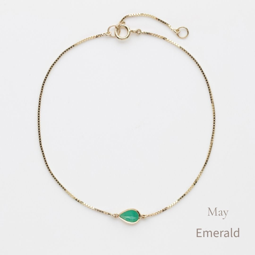Birthstone Solitaire Bracelet