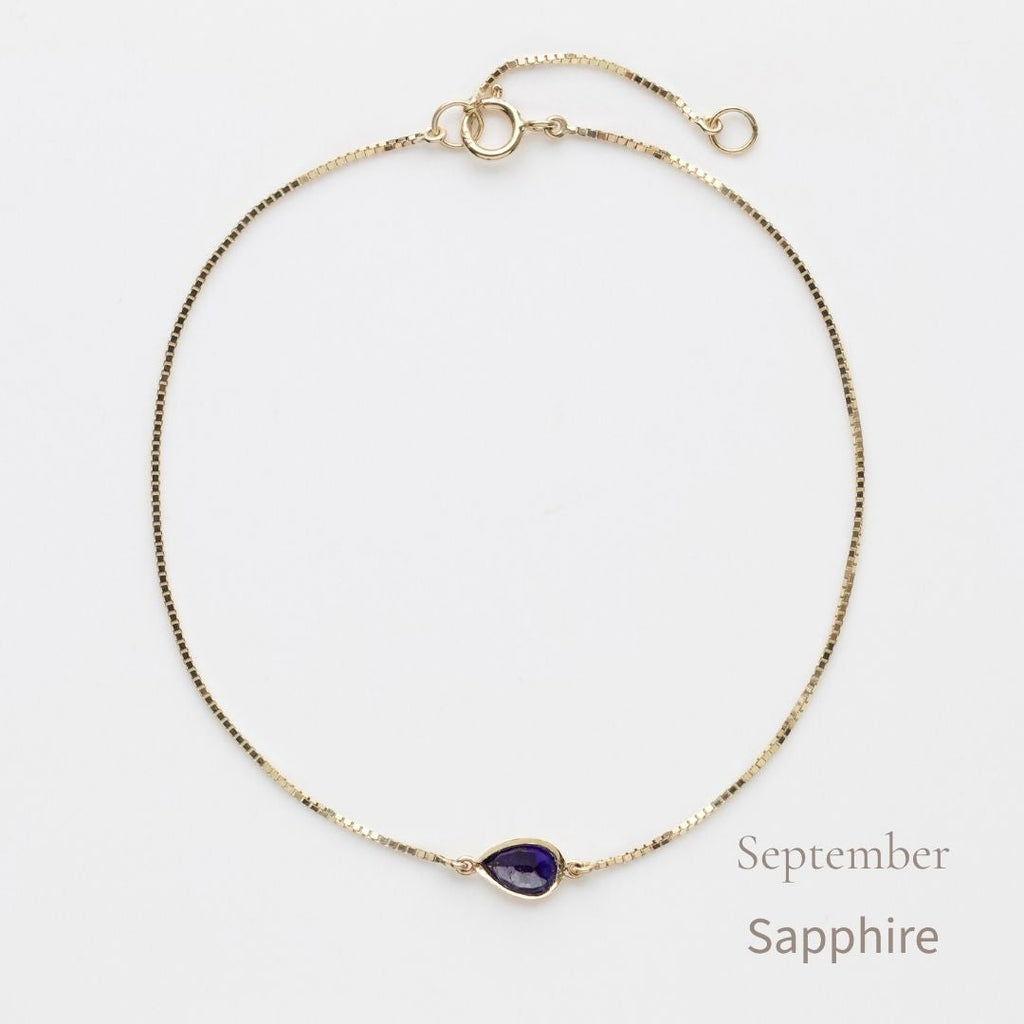 Birthstone Solitaire Bracelet