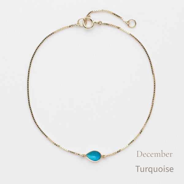 Birthstone Solitaire Bracelet
