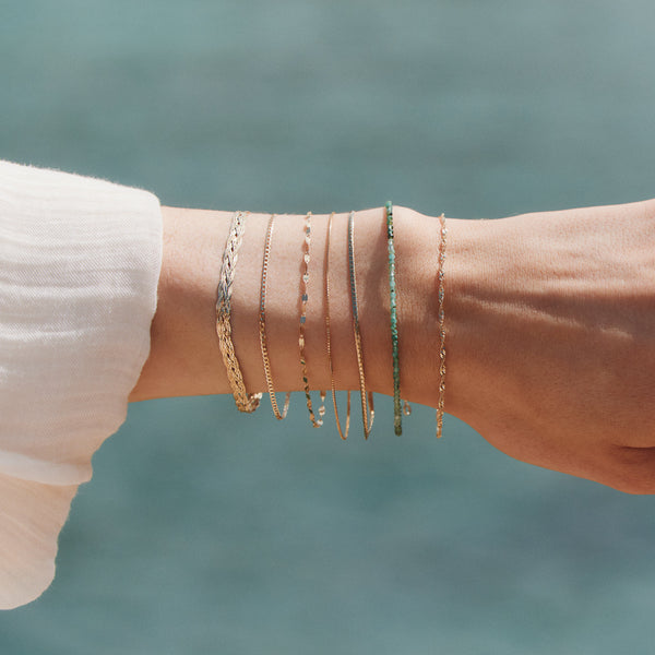 Treasured Sparkle Curb Chain Bracelet
