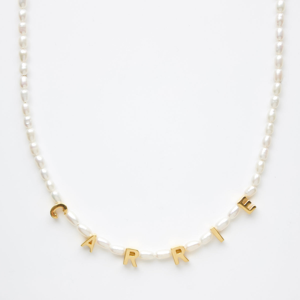 Custom Made Personalised Pearl Necklace