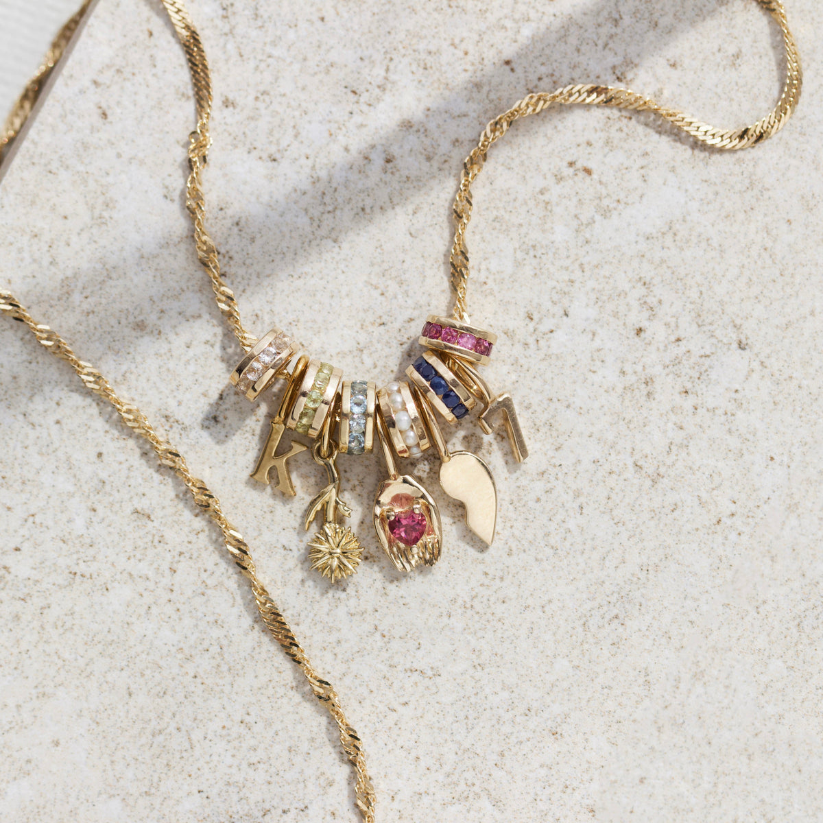 Treasured Birthstone Stacker Charm