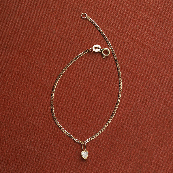 Treasured Sparkle Curb Chain Bracelet