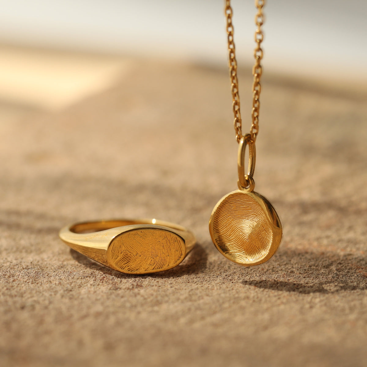 Custom Made Fingerprint Pendant Necklace