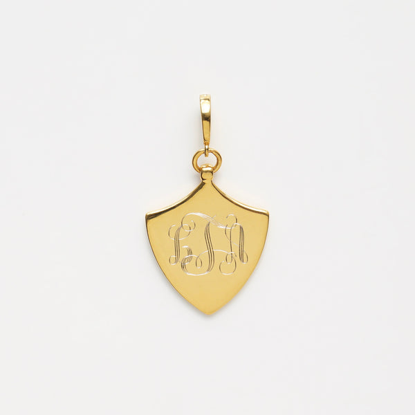 Louise Thompson Chapters Large Protection Shield Pendant