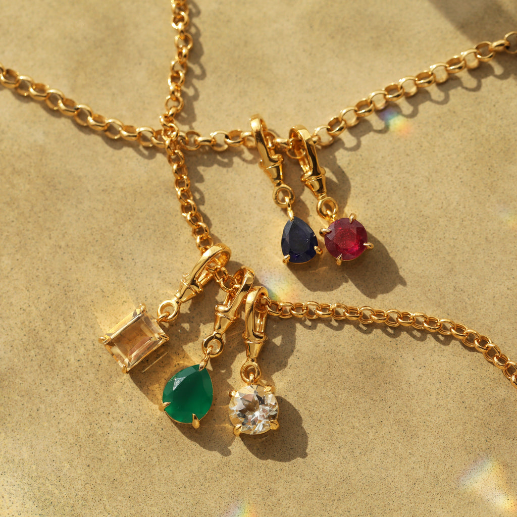 Birthstone Albert Vintage Dog Clip Charm