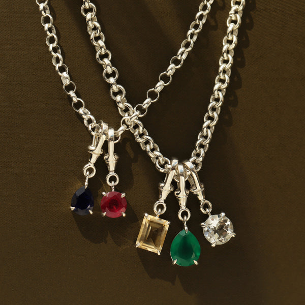 Birthstone Albert Vintage Dog Clip Charm