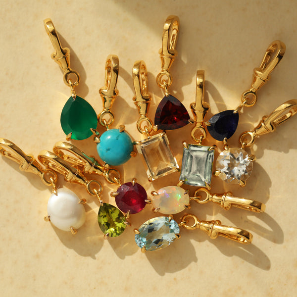 Birthstone Albert Vintage Dog Clip Charm