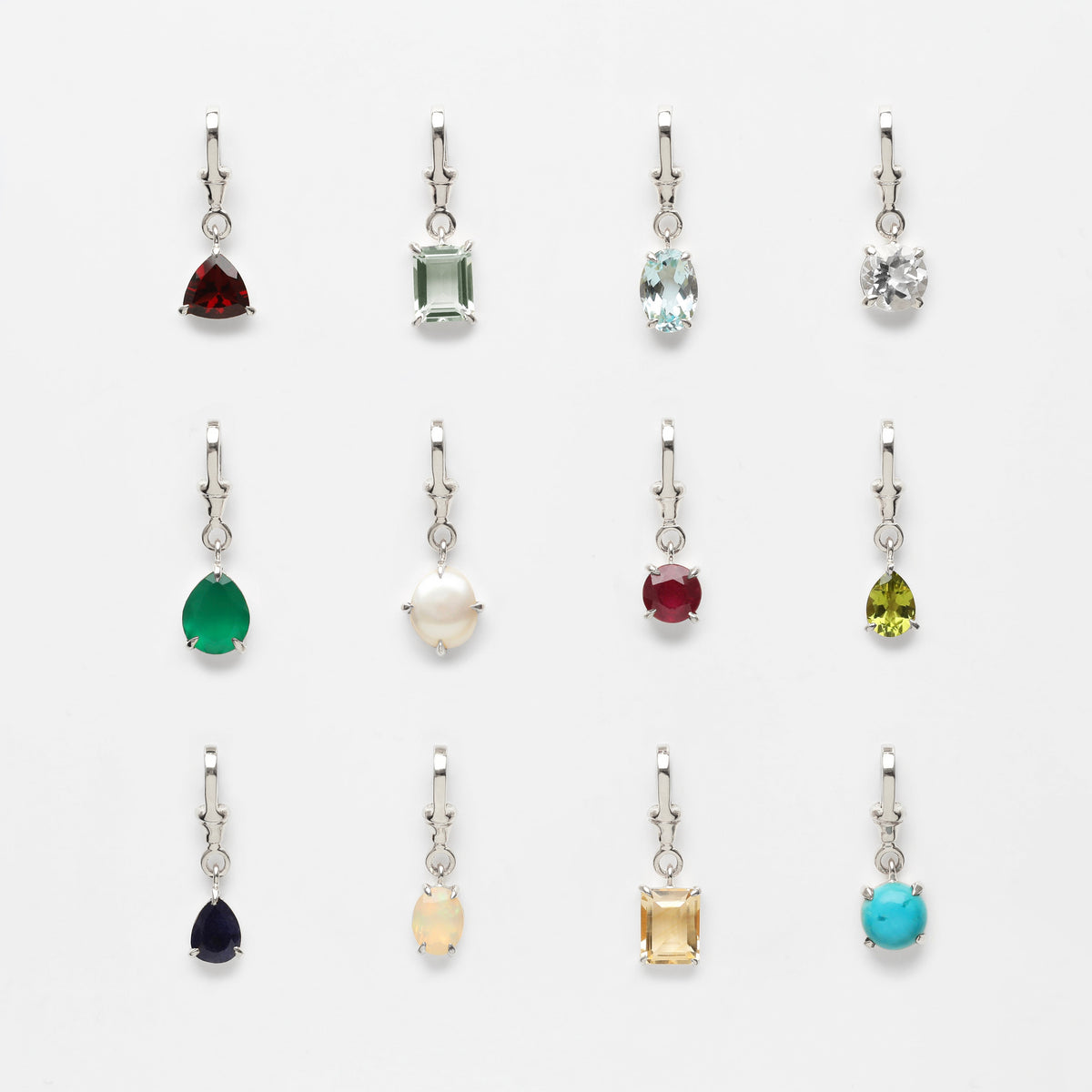 Birthstone Albert Vintage Dog Clip Charm Main image