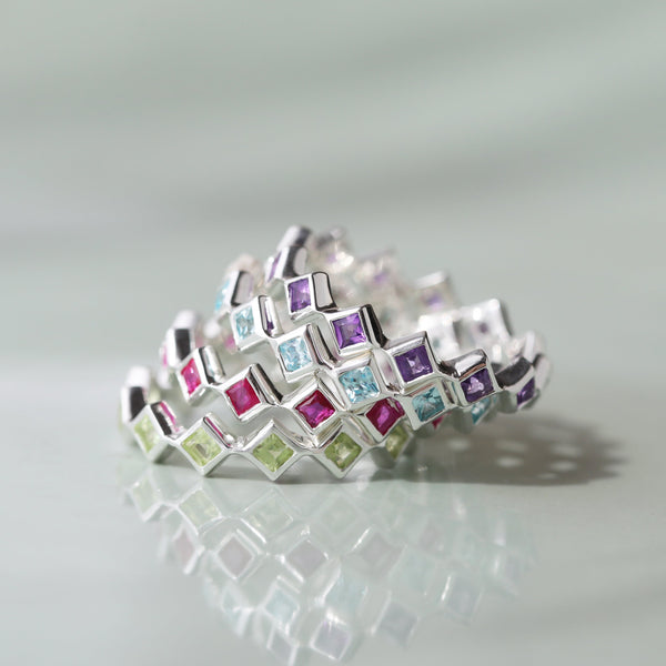 Icon Zoe Sugg Birthstone Eternity Ring
