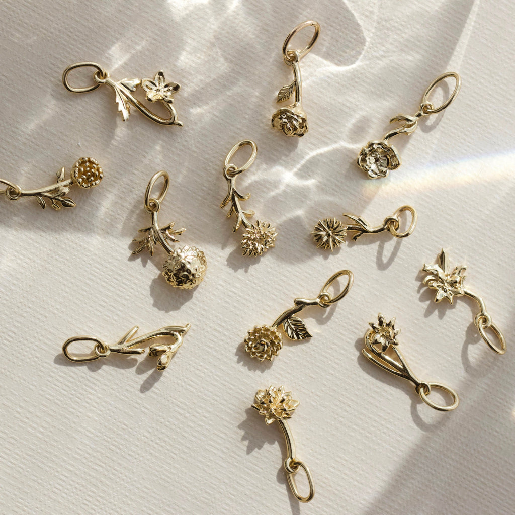 Treasured Birth Flower Charm